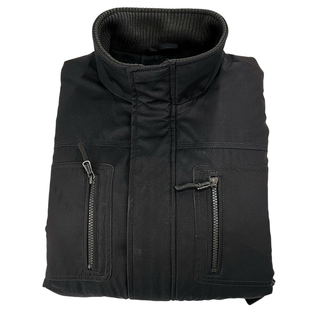 Calvin Klein Bomber Jacket Mens Small Black Water Resistant Windbreaker Ripstop - Picture 7 of 16